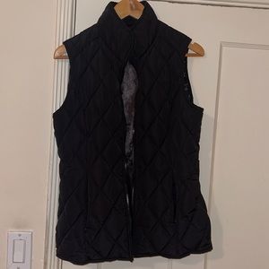 Small black Clavin Kline quilted vest